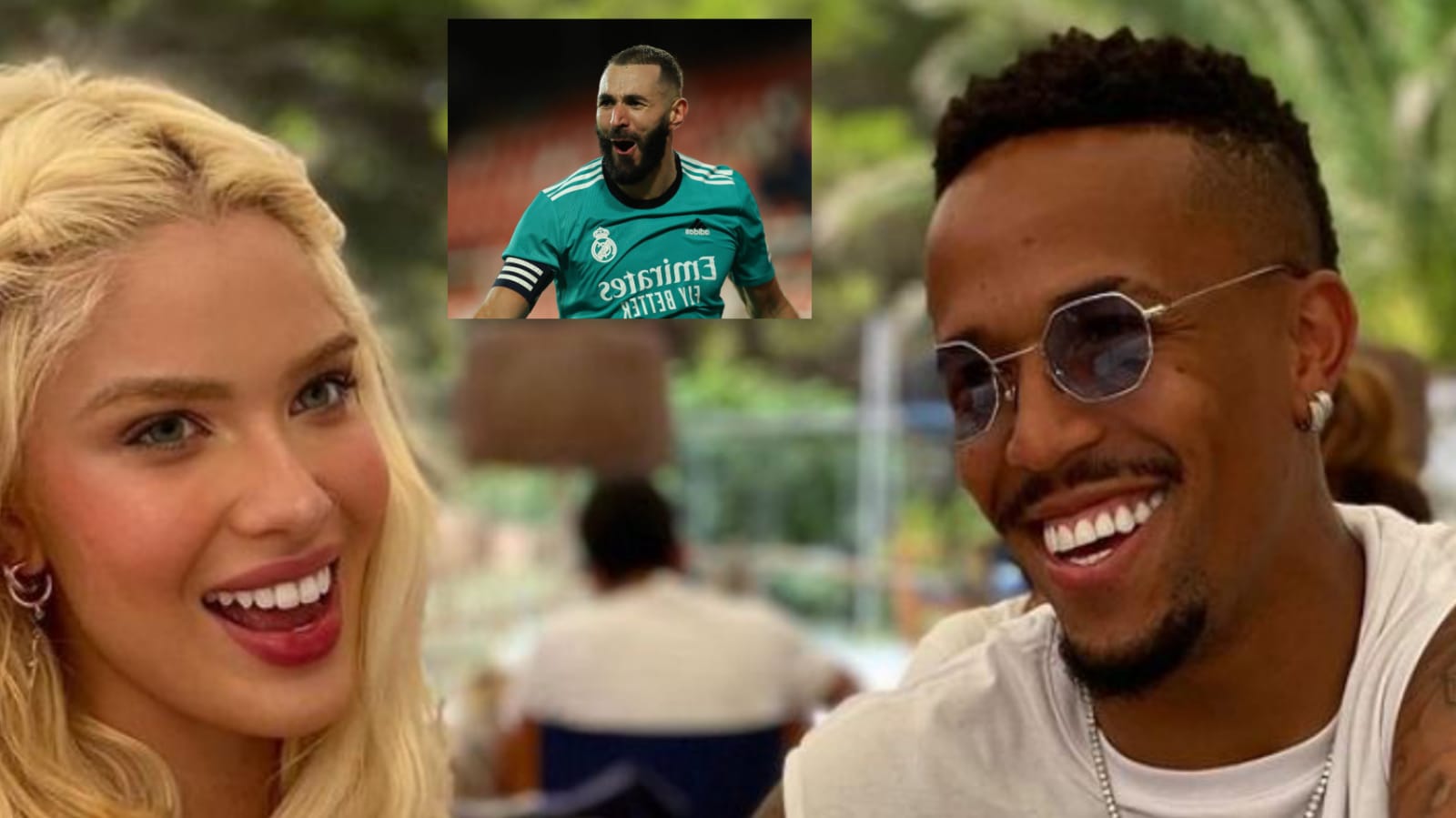 Cum l-a numit iubita lui Eder Militao pe Karim Benzema, în timpul meciului Valencia - Real Madrid
