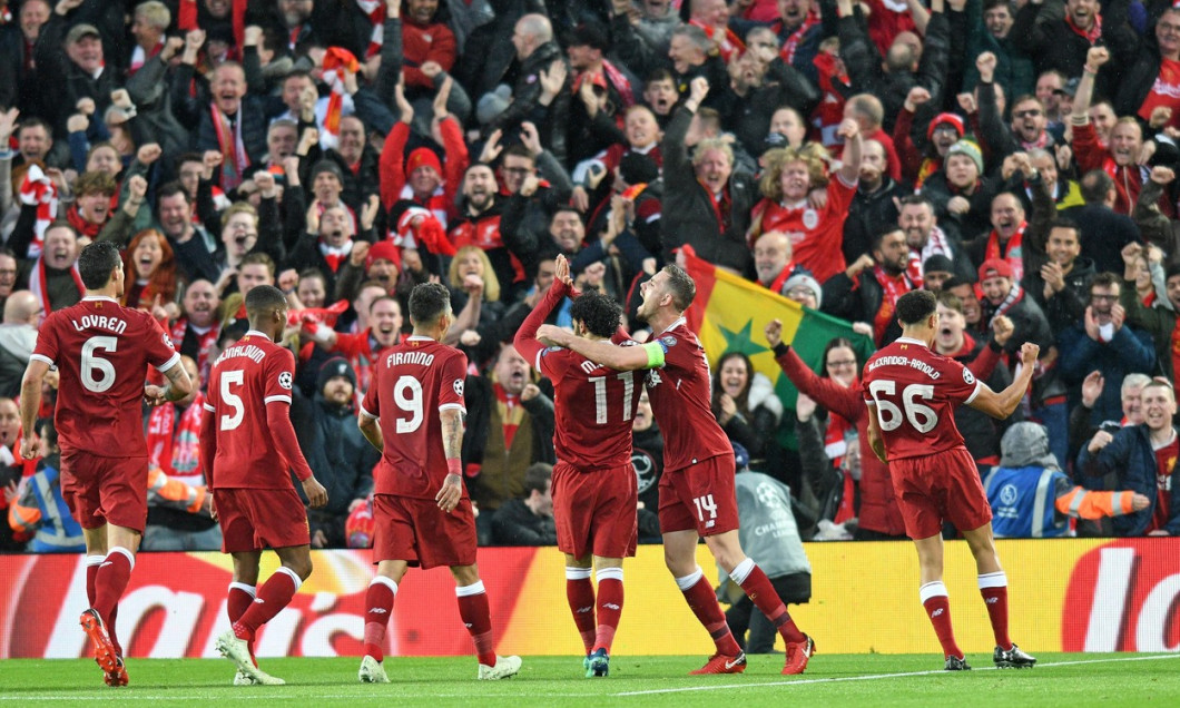 Liverpool v Roma Champions League Semi-Final football match, Anfield Stadium, Liverpool, UK - 24 Apr 2018