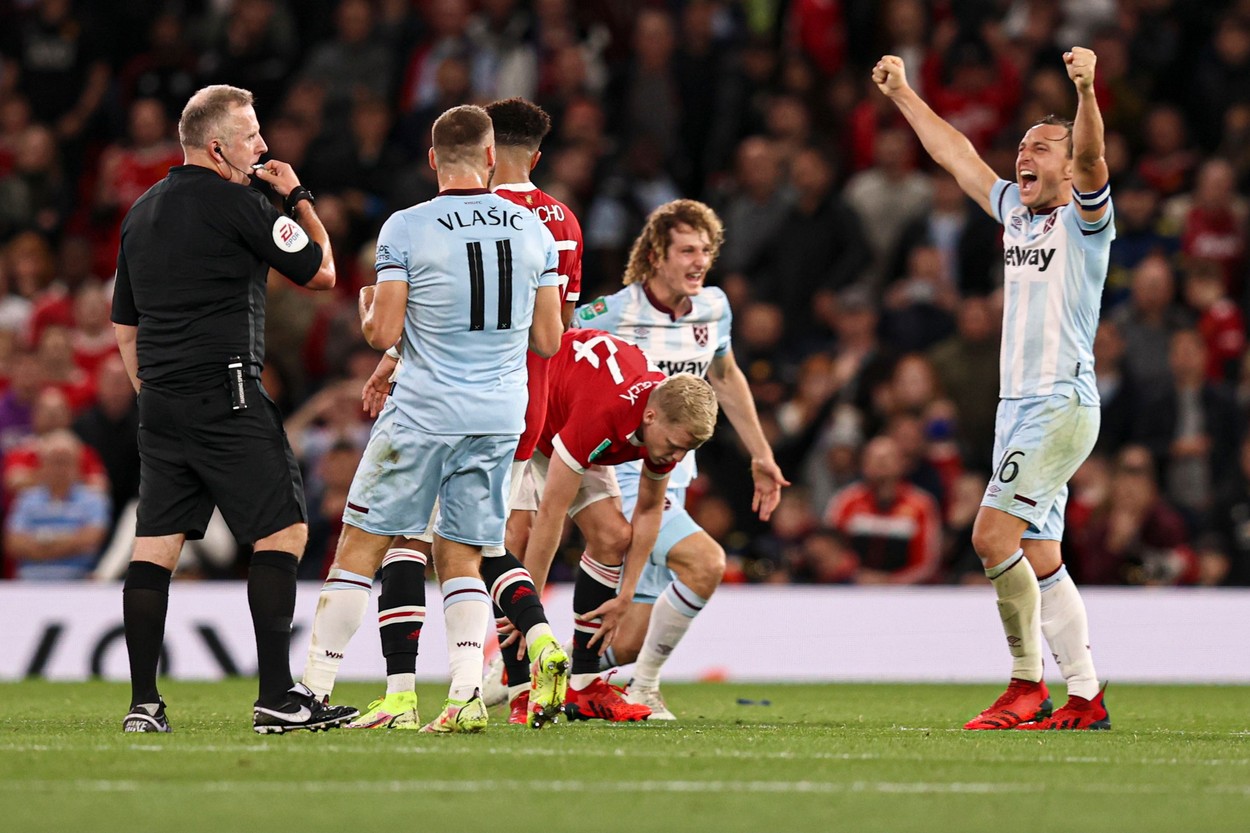 Manchester United, out din Cupa Ligii! Solskjaer l-a menajat pe Cristiano Ronaldo în duelul cu West Ham