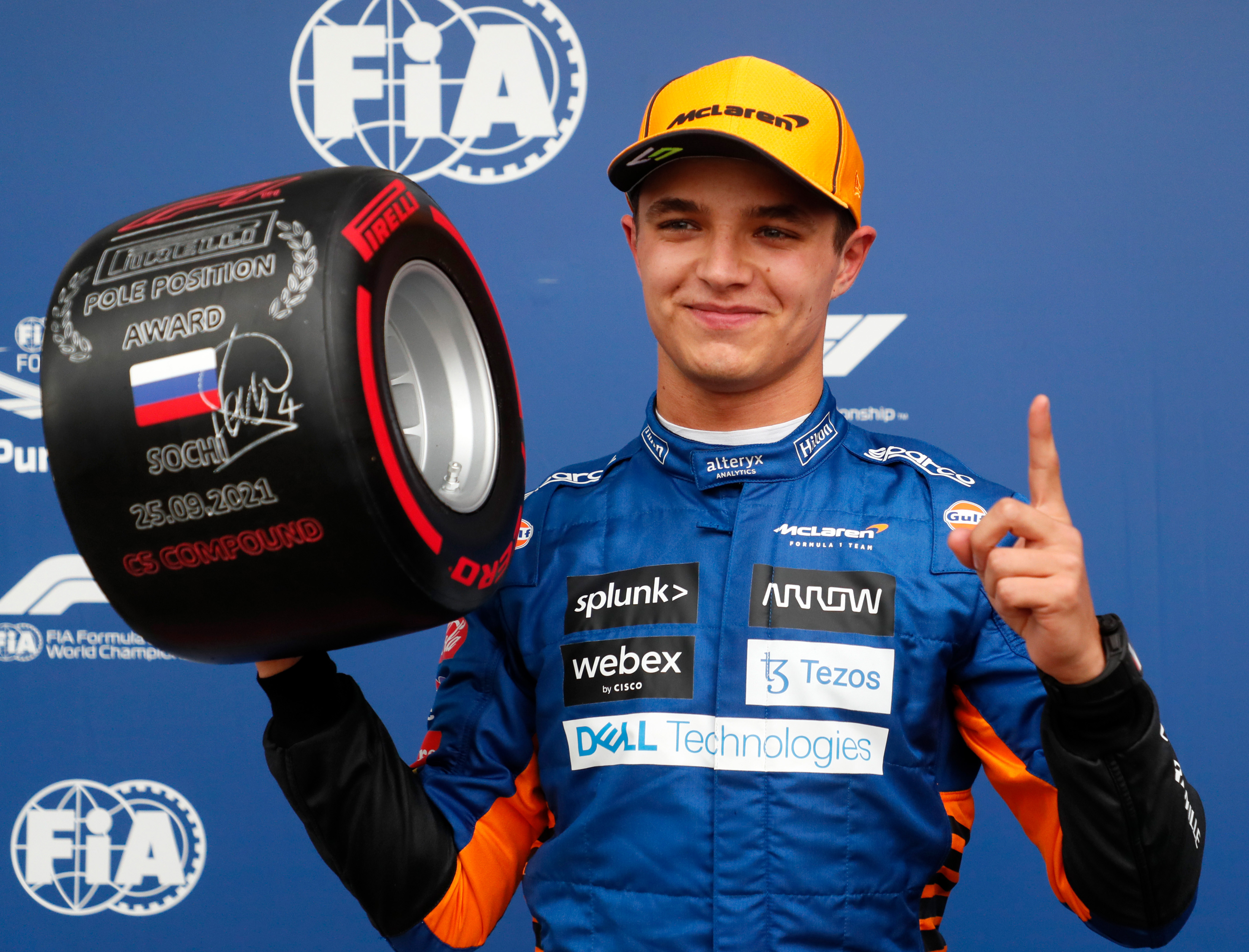 Lando Norris, primul pole position al carierei în Formula 1, obținut în calificările MP al Rusiei! Grila completă