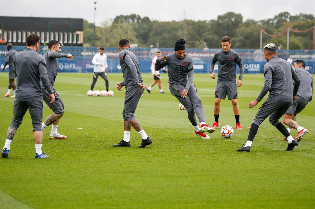Saint-Germain-en-Laye: PSG's UEFA Champions League Training Session
