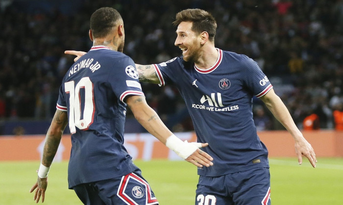 PSG wining against Manchester City in Parc de Princes, Champions league UEFA, Paris, France - 28 Sep 2021