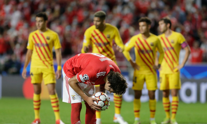 SL Benfica and FC Barcelona - UEFA Champions League Group E, Lisbon, Portugal - 29 Sep 2021