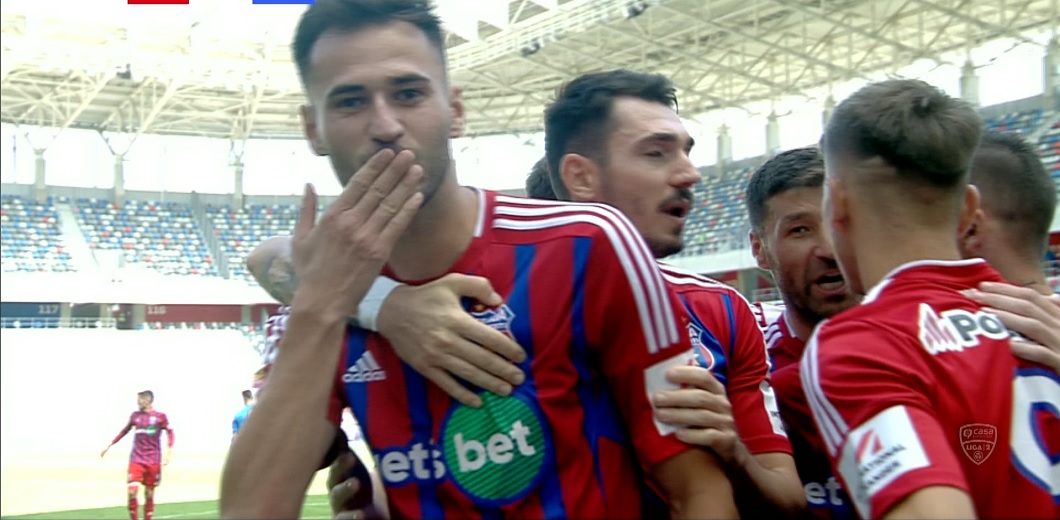 Liga 2, etapa 9 | CSA Steaua - Dunărea Călărași 3-0. Roș-albaștrii s-au desprins în repriza a doua. Programul rundei