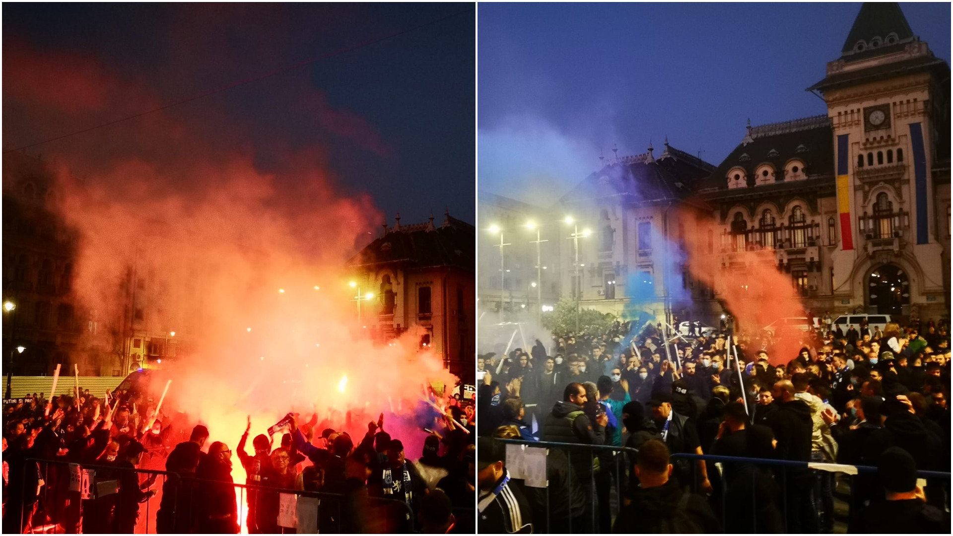 Ce atmosferă! Fanii au luat cu asalt orașul înaintea derbyului U Craiova 1948 - Universitatea Craiova. Decizie de ultimă oră