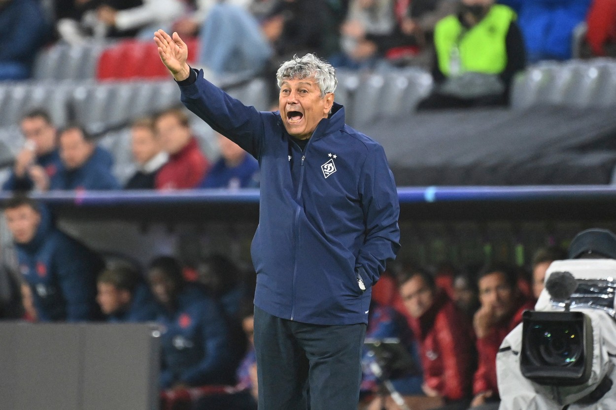 Suporterii lui Șahtior au afișat un banner jignitor la adresa lui Mircea Lucescu, în timpul derby-ului cu Dinamo Kiev