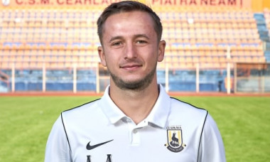 Andrei Antoce, noul preparator fizic al lui Dinamo / Foto: Facebook@CSM Ceahlăul Piatra Neamț