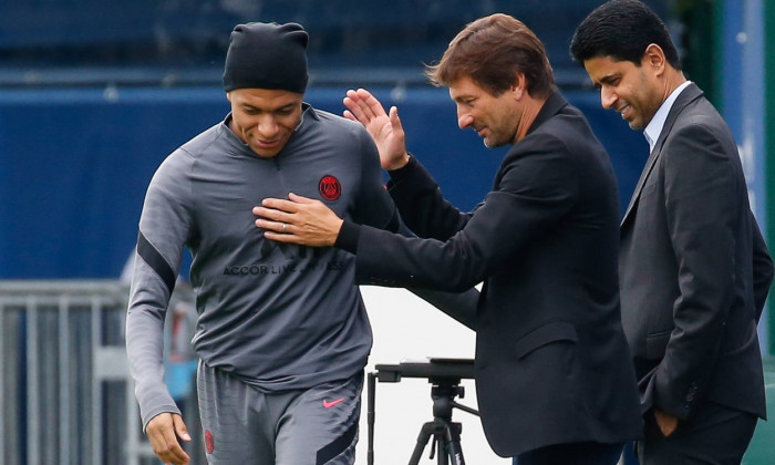 Saint-Germain-en-Laye: PSG's UEFA Champions League Training Session