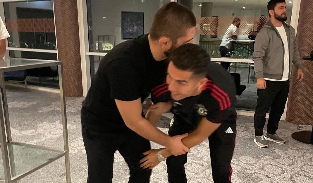 Cristiano Ronaldo, față în față cu Khabib Nurmagomedov: Chiar s-a jucat cu focul!