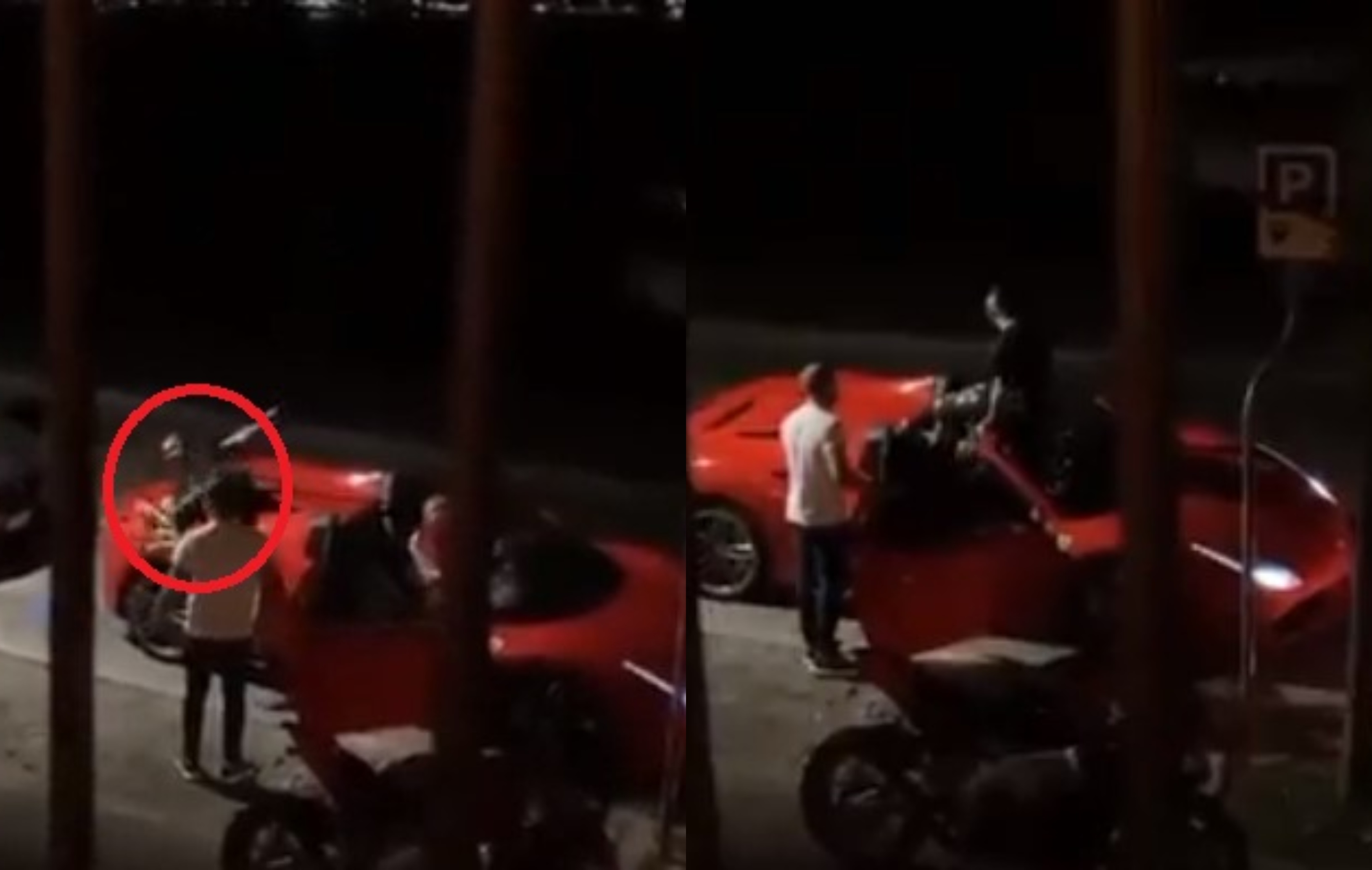 Un campion al Italiei cu Inter, surprins în timp ce făcea acrobații pe bolidul său Ferrari, în stare de ebrietate