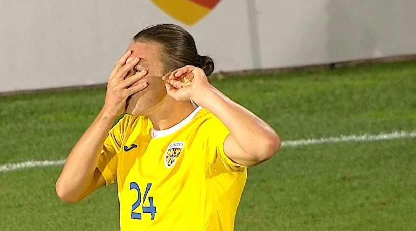 Gestul lui Giafer după golul pentru România U20. Ce a vrut să spună fundașul lui Dinamo