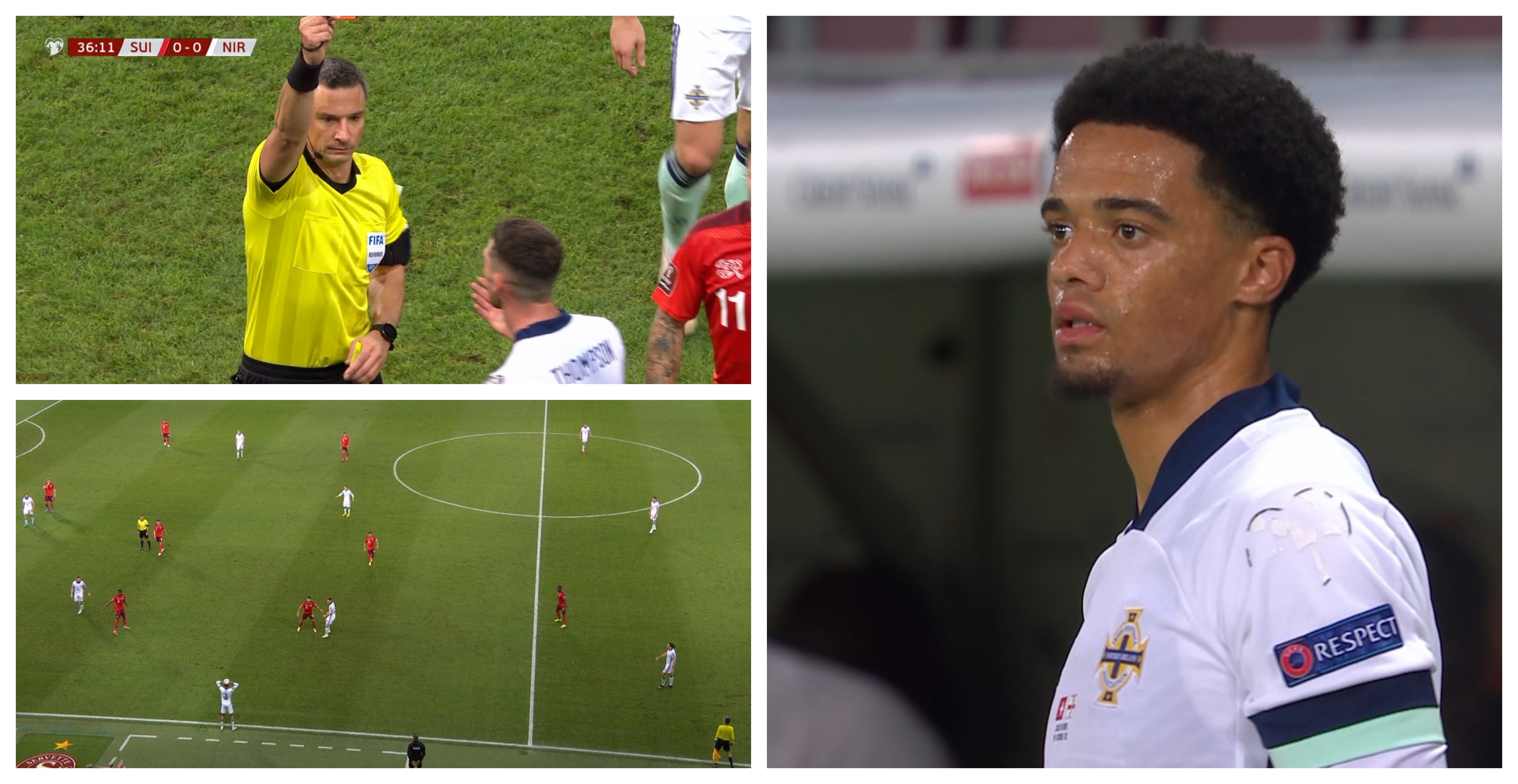 Fază greu de înțeles în preliminariile CM 2022! Arbitrul a eliminat un jucător pentru tragere de timp în minutul 37