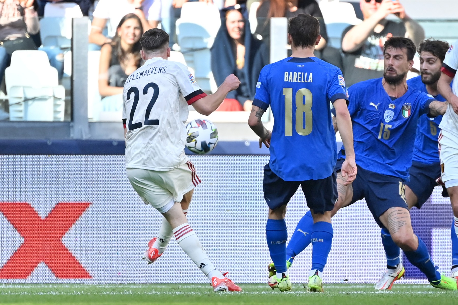 Italia - Belgia 2-1. Squadra Azzurra câștigă finala mică din Nations League