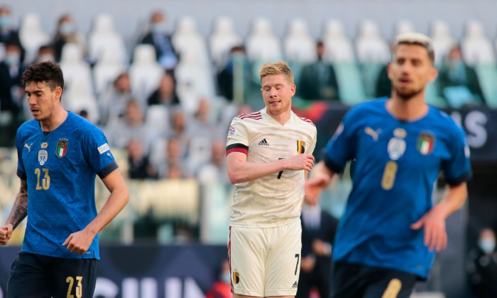 football UEFA Nations League match Third-place play-off between Italy and Belgium, Turin, Italy - 10 Oct 2021