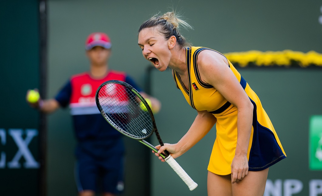 ”Dă tu ca disperata!”. Simona Halep, criză de nervi în meciul cu Sasnovich. De ce nu s-a putut controla