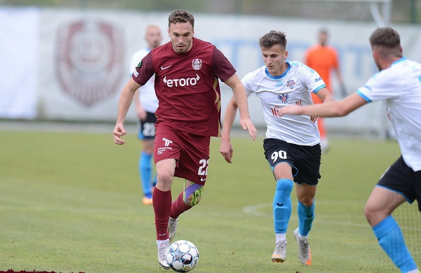 Dan Petrescu are motive de bucurie înaintea derby-ului cu Rapid. Clujenii au marcat 12 goluri în amicalele de azi