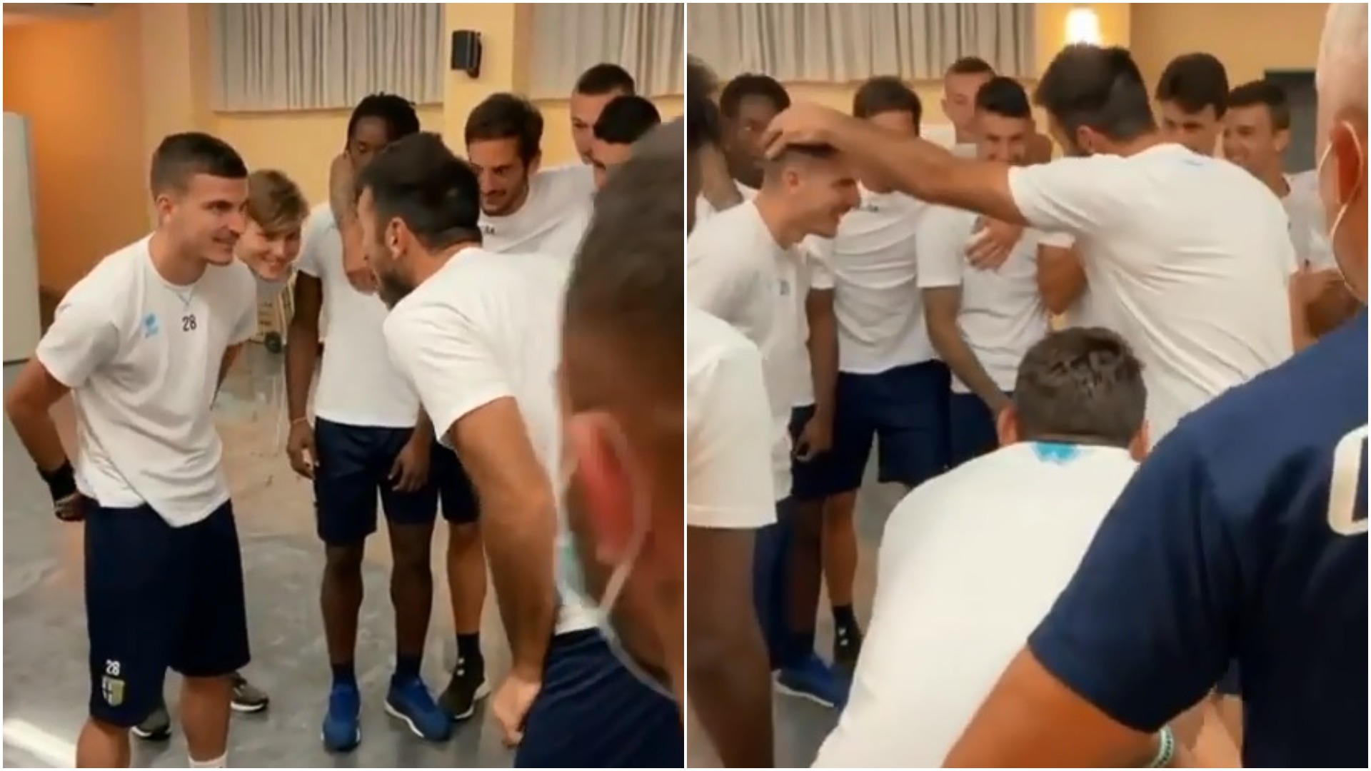 Valentin Mihăilă și Gianluigi Buffon, adversari în vestiarul Parmei! Cine a câștigat duelul la ”Piatră, hârtie, foarfece”