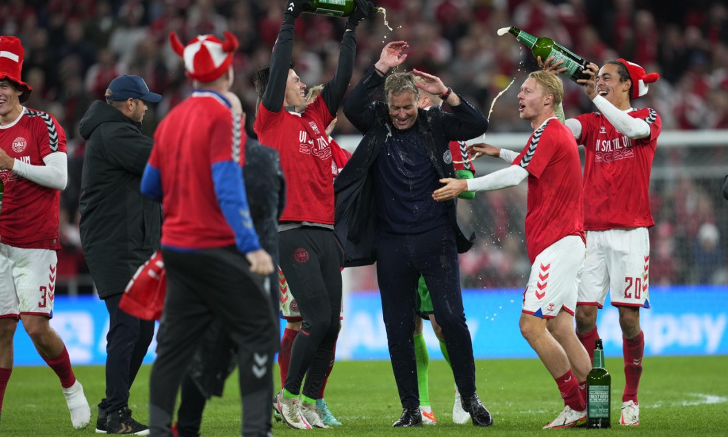 Denmark v Austria - World Cup Qualification, Copenhagen - 12 Oct 2021
