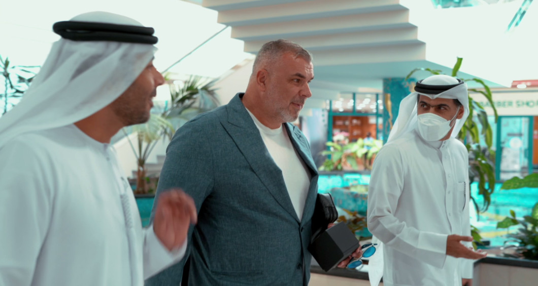 Cosmin Olăroiu și-a recuperat ceasul / Foto: Dubai Police