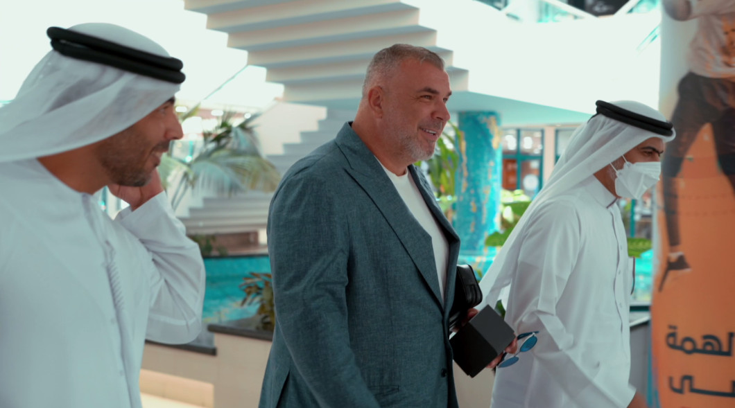 Cosmin Olăroiu și-a recuperat ceasul / Foto: Dubai Police