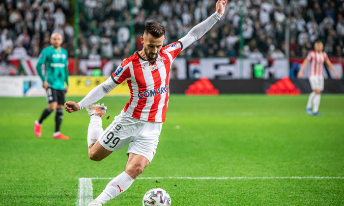 Legia Warszawa Vs Cracovia in Warsaw, Poland - 29 Feb 2020