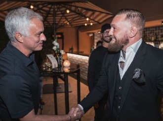 Conor McGregor și Jose Mourinho, întâlnire de gradul zero la Roma! Ce cadouri și-au făcut