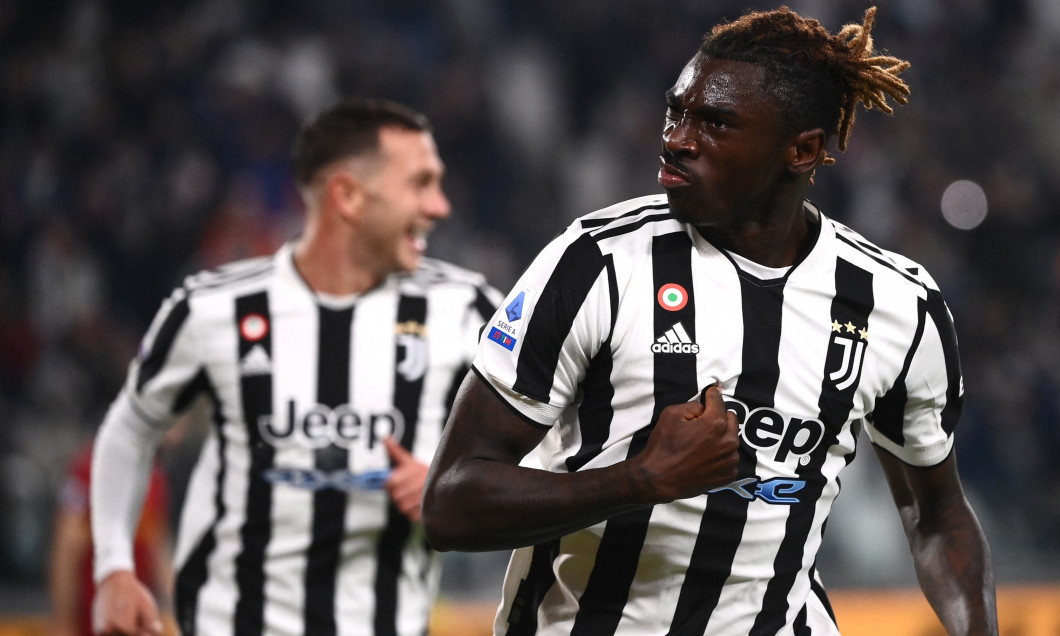 Moise Kean, după golul marcat în Juventus - AS Roma / Foto: Profimedia