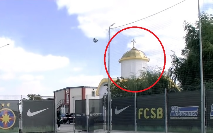 Cât costă acoperișul bisericii pe care Gigi Becali a făcut-o în curtea bazei sportive a celor de la FCSB: E din aur!