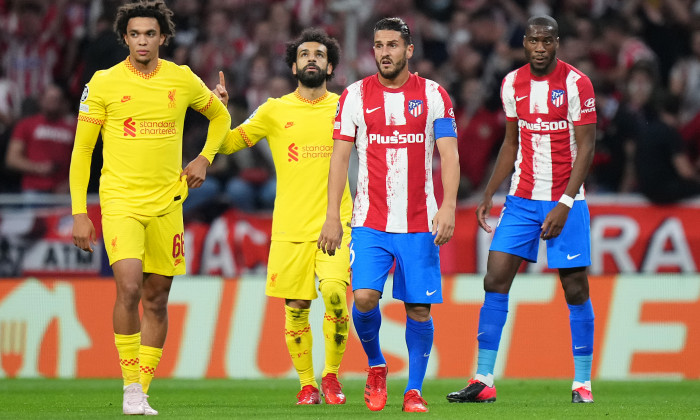 Mohamed Salah, după golul marcat în meciul Atletico Madrid - Liverpool / Foto: Getty Images