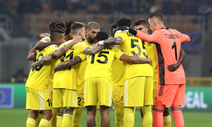 Fotbaliștii lui Sheriff, la meciul cu Inter / Foto: Getty Images