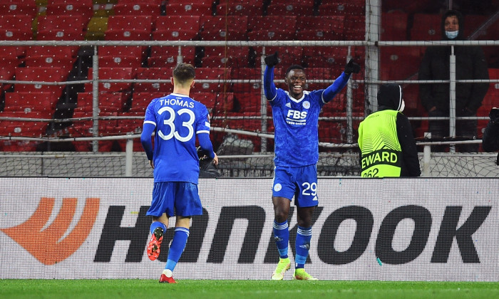 Patson Daka, în meciul Spartak Moscova - Leicester / Foto: Profimedia