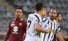 Cristiano Ronaldo și Giorgio Chiellini, într-un meci Juventus - Torino / Foto: Profimedia