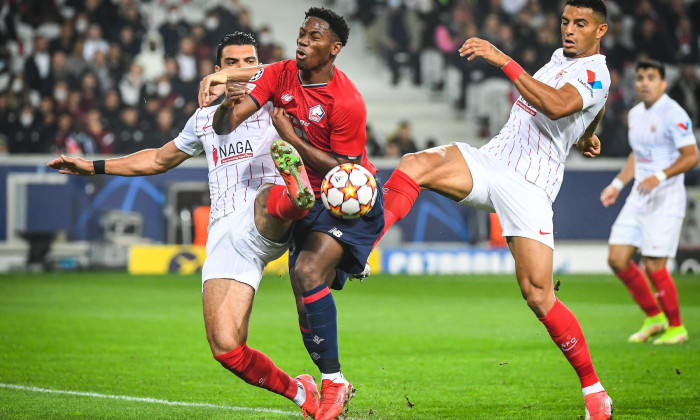 UEFA Champions League football match LOSC Lille vs Sevilla FC, Villeneuve-d'Ascq near Lille, France - 20 Oct 2021