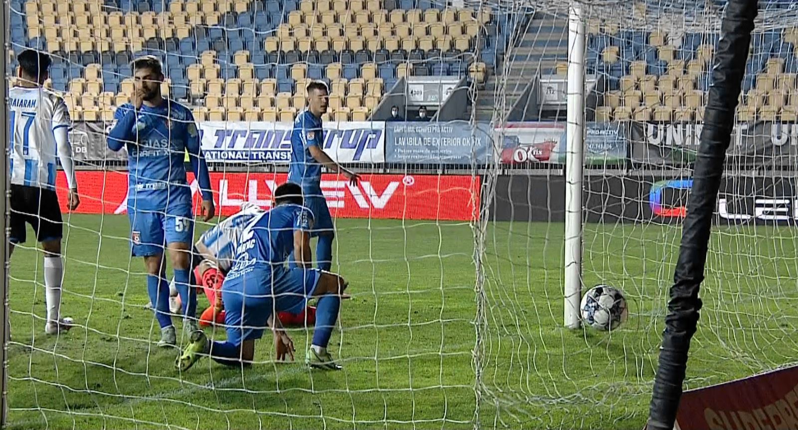 Chindia - Universitatea Craiova 0-1. Ivan își salvează echipa după penalty-ul ratat de Nistor. Două bare în două minute