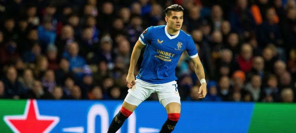 Ianis Hagi, integralist pentru Rangers în egalul cu Aberdeen. Nota primită de fotbalistul român