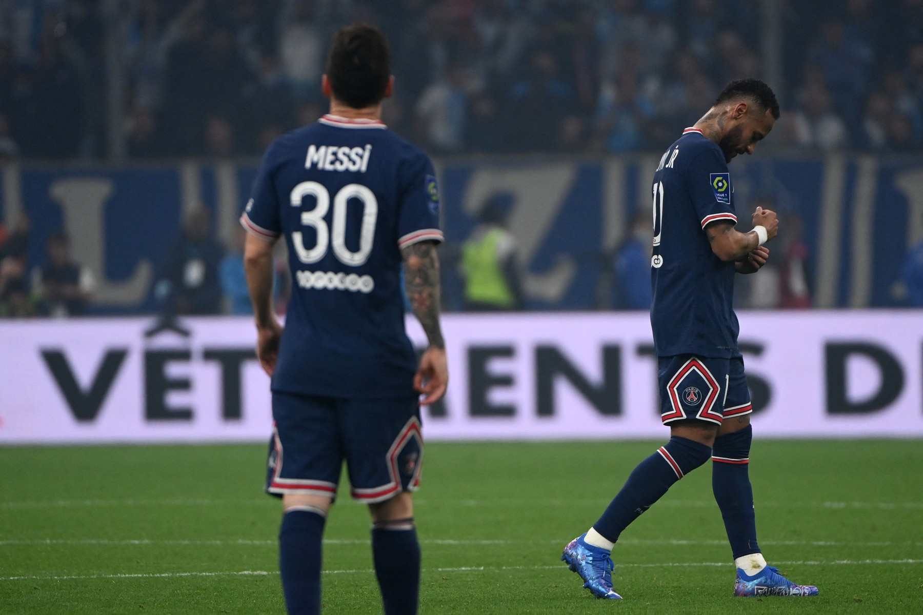Marseille - PSG 0-0. Remiză spectaculoasă pe Velodrome, cu două goluri anulate și o eliminare a lui Hakimi