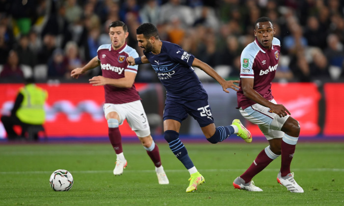 West Ham United v Manchester City - Carabao Cup Round of 16