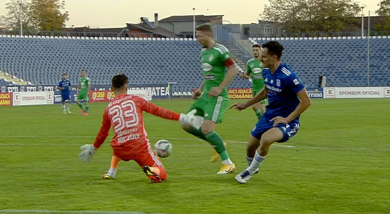 U Craiova 1948 - Sepsi 0-1. Covăsnenii sunt în sferturile Cupei. Trei jucători eliminați în prelungiri