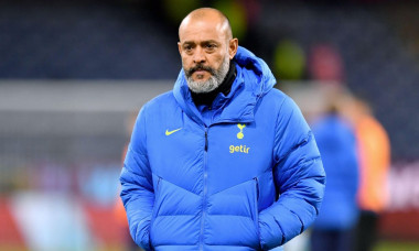 Tottenham Hotspur manager Nuno Espirito Santo during the The EFL Cup match, currently known as the Carabao Cup, between Burnley and Tottenham Hotspur at Turf Moor, Burnley, UK. Picture date: Thursday October 28, 2021. Photo credit should read: Anthony Dev