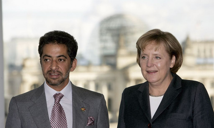 Merkel Meets UAE Vice Prime Minister
