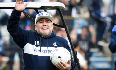 Gimnasia y Esgrima La Plata Unveils New Coach Diego Maradona