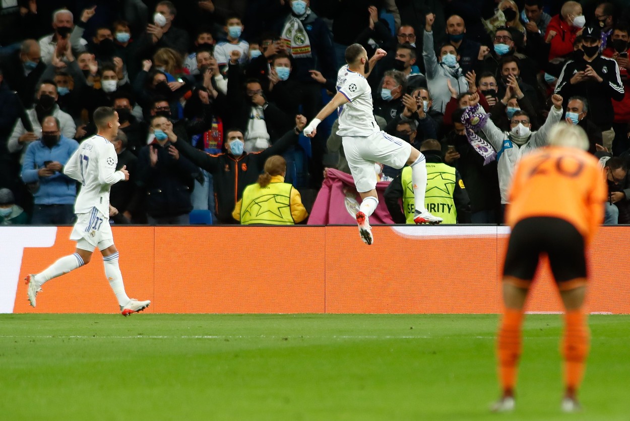 Real Madrid - Șahtior Donețk 2-1. Karim Benzema, eroul ”galacticilor”! Trupa lui Ancelotti, pe primul loc în grupă