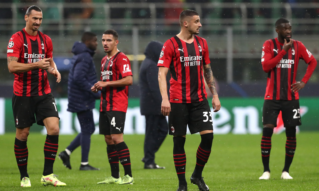 Fotbaliștii lui AC Milan, după meciul cu FC Porto / Foto: Getty Images