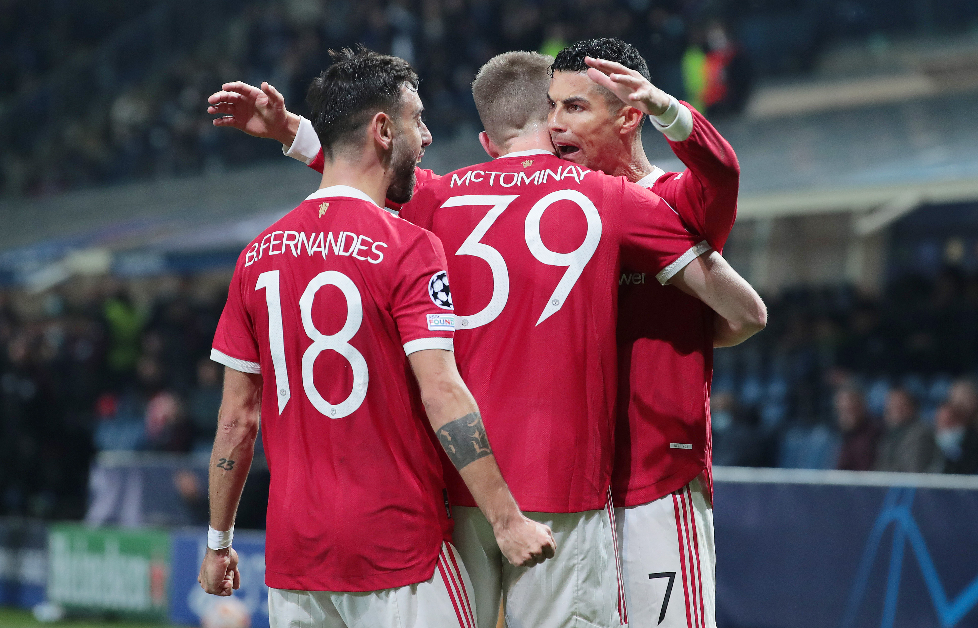 Atalanta - Manchester United 2-2. Diavolii roșii, lideri în grupă datorită dublei de senzație a lui Cristiano Ronaldo