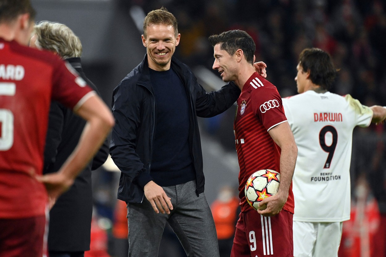 Nagelsmann: "Lewandowski este şi va fi cel mai bun atacant din lume încă mult timp de acum înainte"