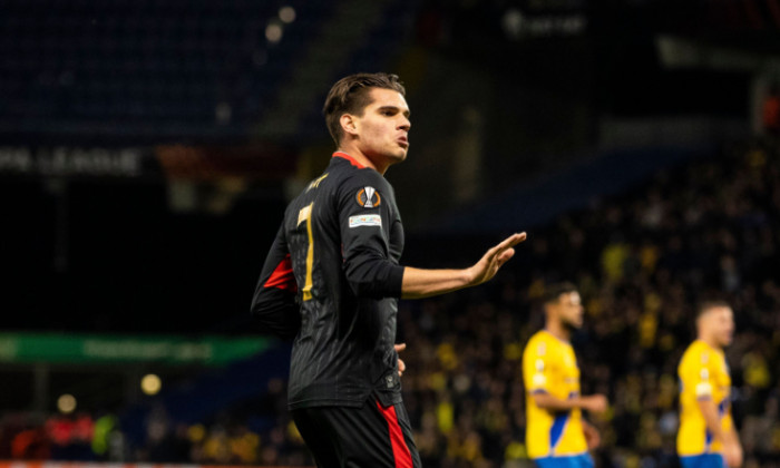 Ianis Hagi, în Brondby - Rangers / Foto: Profimedia