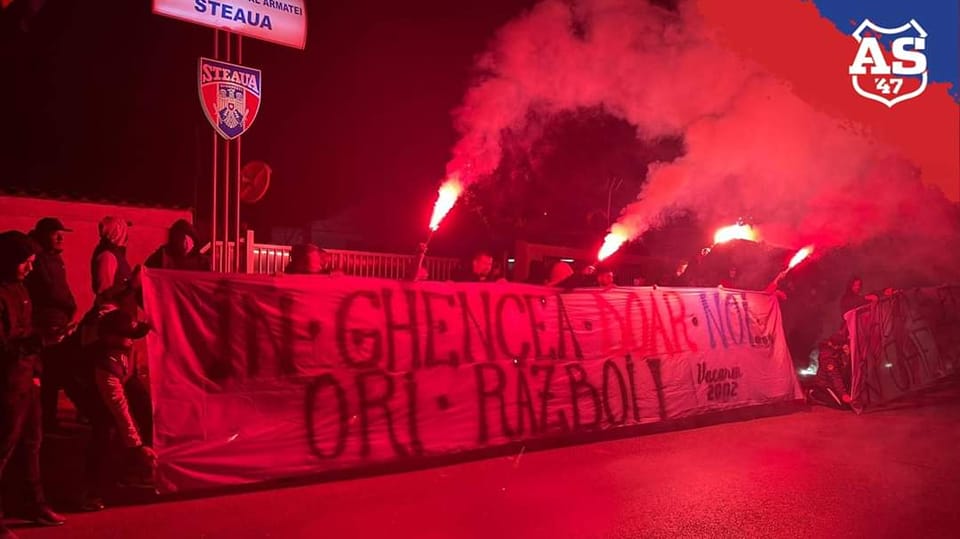 Continuă conflictul Steaua - FCSB. Peluza Sud, mesaj dur pentru conducere: În Ghencea doar noi... Ori război!