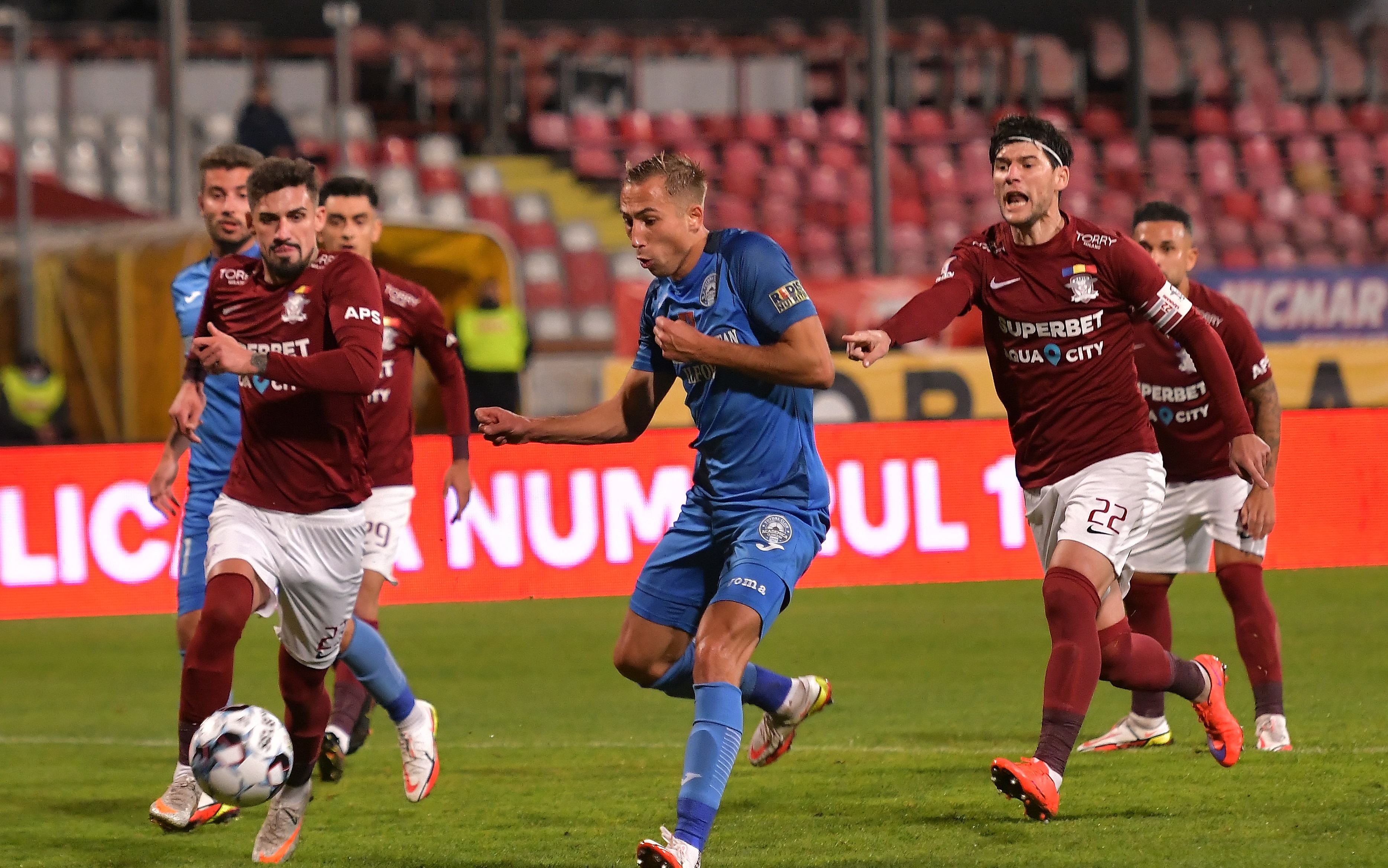 Academica Clinceni - Rapid 2-3. Dandea, gol fabulos pe final! Meci nebun în Groapă