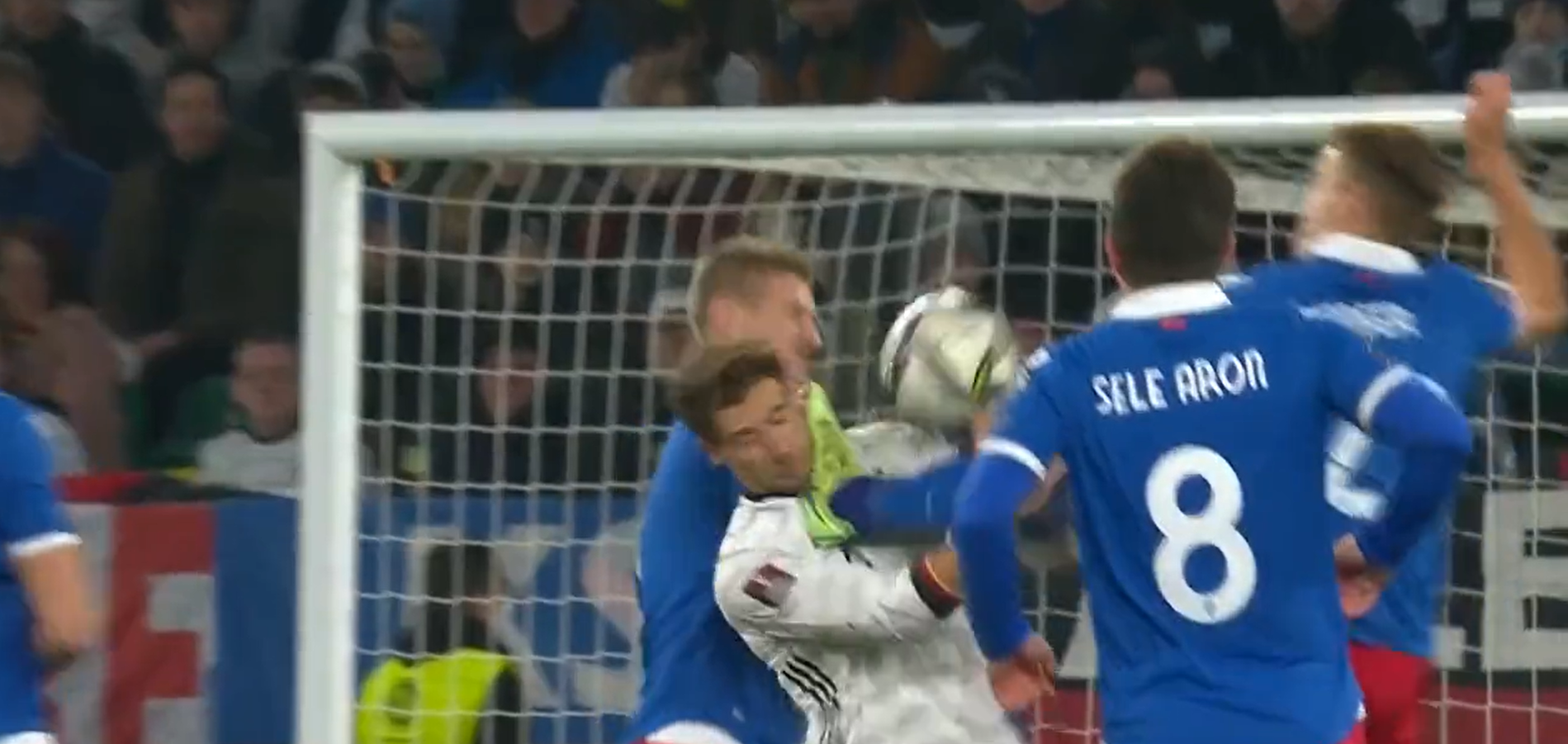 Intervenție brutală în Germania - Liechtenstein. Goretzka, făcut K.O.