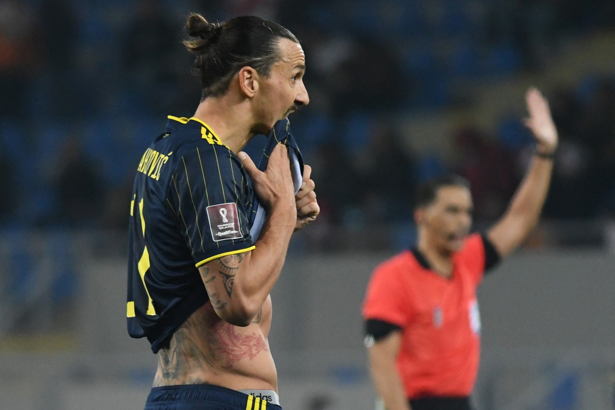 Zlatan Ibrahimovic, plin de nervi la finalul partidei cu Georgia. Gestul controversat pe care l-a făcut